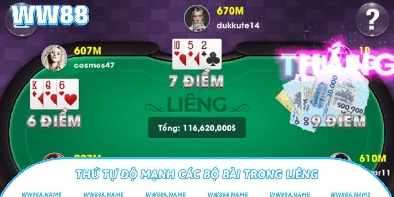 Game bài Liêng là gì? Cách chơi và luật tố dễ hiểu Thứ tự độ mạnh các bộ bài trong Liêng