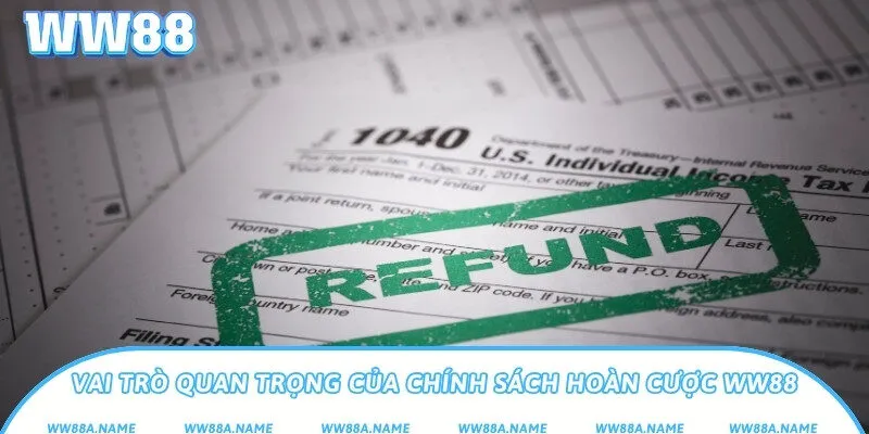 Chính Sách Hoàn Cược WW88 - Quy Trình Nhận Lại Tiền Thắng Vai trò quan trọng của chính sách hoàn cược WW88
