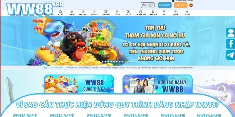 Cách đăng nhập WW88 an toàn và những điều không nên bỏ qua Vì sao cần thực hiện đúng quy trình đăng nhập WW88?