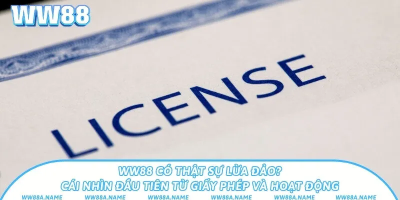 WW88 có thật sự lừa đảo? Sự thật cần được làm rõ WW88 có thật sự lừa đảo? Cái nhìn đầu tiên từ giấy phép và hoạt động
